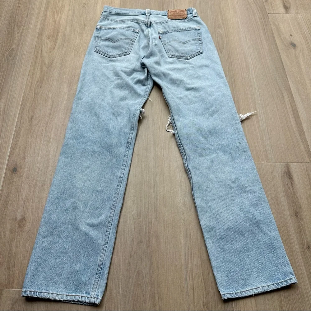 Vintage Levi's 501 Denim Jeans Made in USA Mens Tag 31x32 | Actual 30x30.5